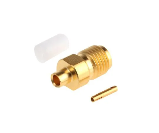 63-4755-52 Radiall Straight 50Ω Cable Mount SMA Connector, Crimp Termination RG405 R125222000W