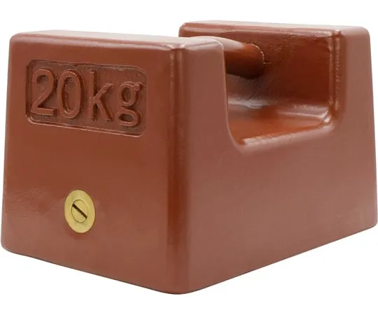 65-6908-95 Cast Iron Pillow Type Calibration Weight M1 Grade 20 kg JCSS Calibration Included AD1606-20KM1-J