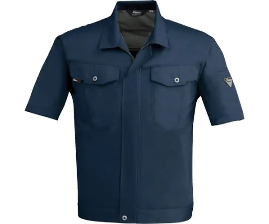 65-8343-97 Short Sleeve Blouson Deep Navy 3L 1491-19-3L