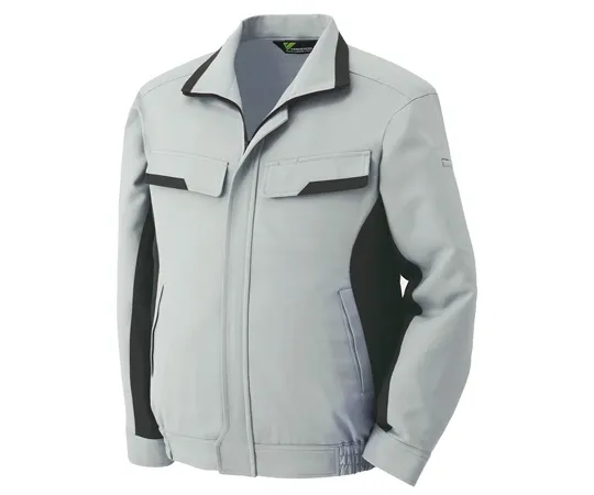 65-1277-67 Work Clothes, VERDEXCEL Long Sleeve Blouson Silver Gray x Charcoal SS VES251-UE-SS VES251-UE-SS