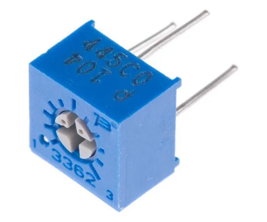63-4851-33 100kΩ Through Hole Trimmer Potentiometer 0.5W Top Adjust Bourns 3362 Series 3362P-1-104LF