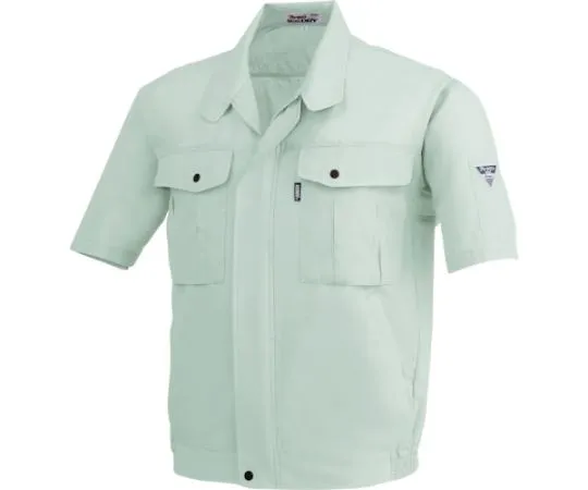 65-8333-81 Short Sleeve Blouson Green 3L 1341-60-3L