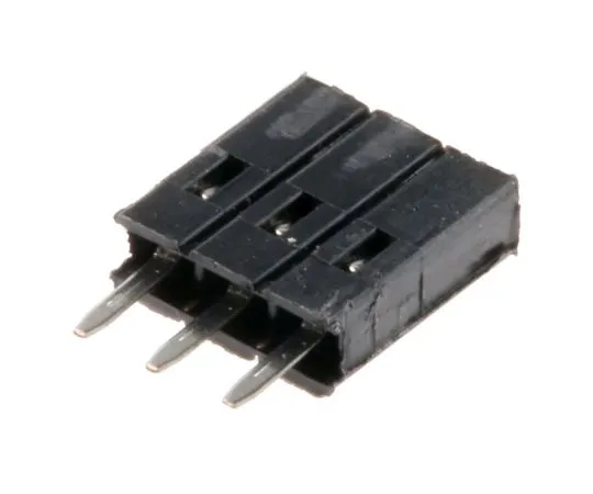 63-4745-86 RS PRO 2.54mm Pitch 3 Way 1 Row Straight PCB Socket, Through Hole, Solder Termination 251-8187