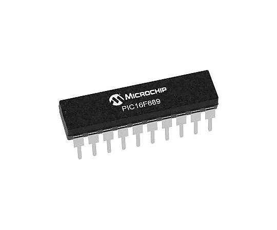63-4895-73 Microchip PIC16F689-I/P, 8bit PIC Microcontroller, 20MHz, 4096 x 14 words, 256 B Flash, 20-Pin PDIP PIC16F689-I/P