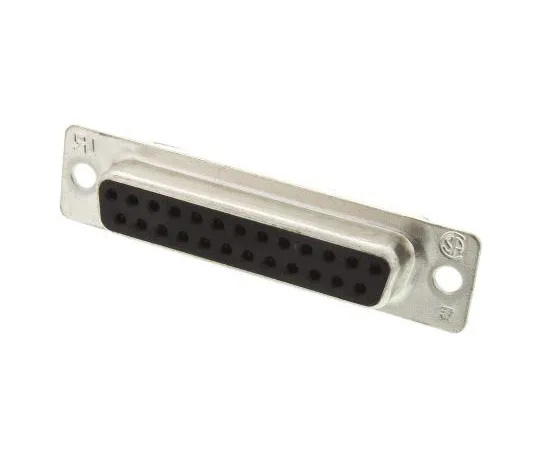 63-4825-19 TE Connectivity AMPLIMITE HD-20 Series Panel Mount, 25 Pin D-sub Connector Socket, Shell Size B 5-747913-2