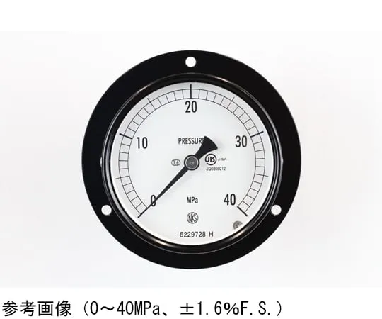 65-4275-83 Normal Pressure Gauge (Φ75) Embedded D Frame (Mounting Hole) 40 MPa AC15-273