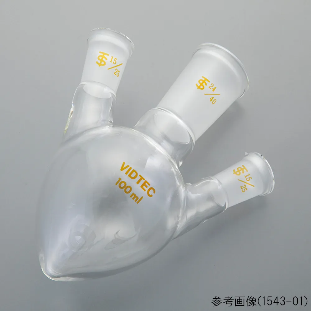 65-6816-94 Three-necked Pear-Shaped Flask 100 mL 24/40-15/25 1543-01