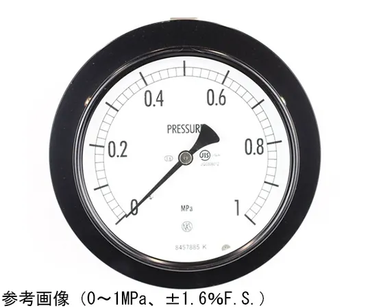 65-4280-93-20 Normal Pressure Gauge (Φ100) Embedded D Frame (Mounting Bracket) with 2.5 MPa with Inspection Certificate AE15-143