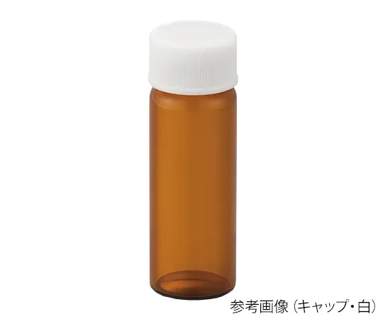 62-9975-01 Screw Cap Bottle (Brown) + PP Cap (White) + Silicon Packing Combination Set 100 Pack S-08 250053