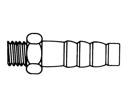 61-0194-43 Hose Adpt 1/4In. NPTM To 3/8In. ID 1/Pk 1ST XX2504705