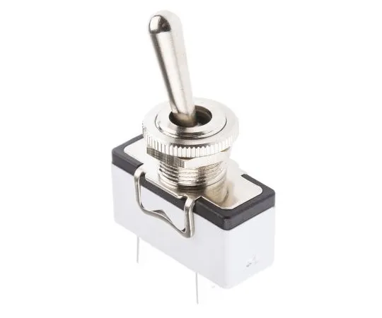 63-4746-20 APEM Single Pole Single Throw (SPST) Toggle Switch, Latching, Panel Mount 631H/2