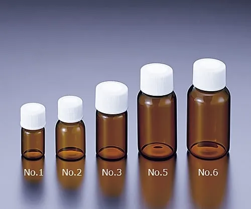 61-0149-49 Vacuum Vial No.1 Brown 100 Pieces -
