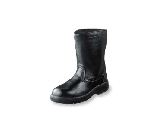 64-6535-85 Urethane 2-Layer Half Boots Black 23.5 cm AG311