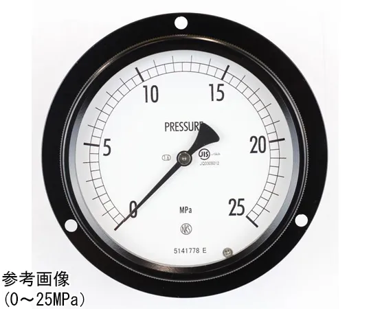 65-4305-20-20 Sealed Pressure Gauge (100Φ) Embedded D Frame (Mounting Hole) 1 MPa with Inspection Certificate BE15-243