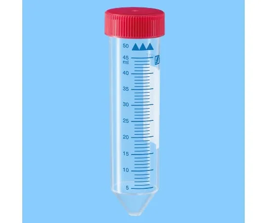 63-2978-18 Sterilized V-Base Centrifuge Tube Red Cap (with Rack) 50ml 62.547.004