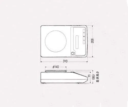 61-7347-82　［Discontinued］Electronic Balance For Tuning Fork Analysis QB-II300　QB-300