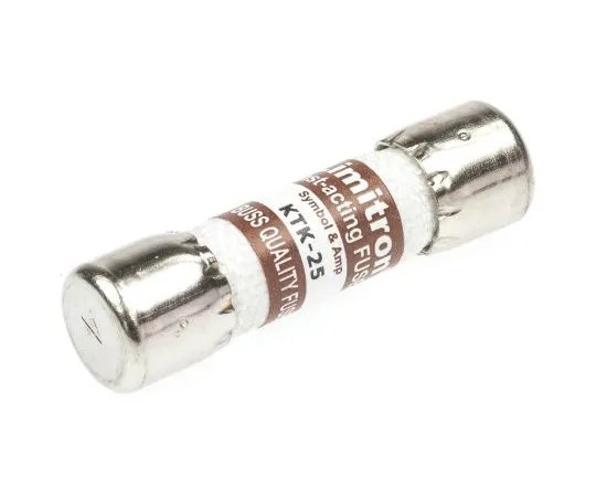 63-4799-91 Cooper Bussmann, 25A Melamine Cartridge F***, 10 x 38mm, Speed F KTK-25