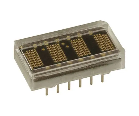 63-4832-96 HCMS-3967 Broadcom 4 Digit Dot Matrix LED Display, 7 x 5 Dot Matrix Green 1 mcd 4.6mm HCMS-3967
