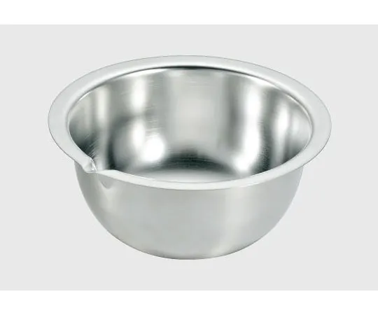 64-0921-42 Flat Edge Deep Bowl with Spout Electrolytic Polishing Finish (with Scale) 15 cm 70515