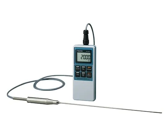 64-0700-86 Precise digital Standard Thermometer with JCSS Calibration Certificate/low-temperature Sensor (grip) Included SK-810PTS810PT-30