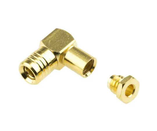63-4790-29 TE Connectivity Right Angle Cable Mount SMB Connector, 50Ω Impedance, Solder Termination 1-1478008-0