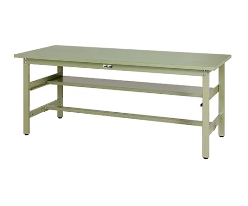 61-3750-03　［Discontinued］Work Table 300 Series with Fixed Intermediate Shelf H740mm　SWS-960S1-GG