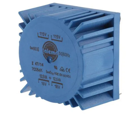 63-4735-96 2 Output Toroidal Transformer, 25VA, 2 x 18V ac 70064K