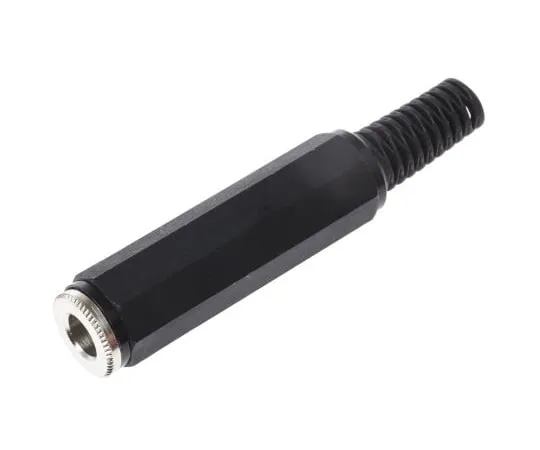 63-4840-07 Lumberg 6.35 mm Cable Mount Stereo Jack Jack Socket, 3 Pole, 2A KLK3