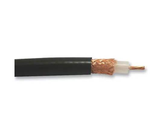 63-4849-93 Belden Black Unterminated to Unterminated RG213 Coaxial Cable, 50 Ω 10.3mm OD 100m MRG2130.00100