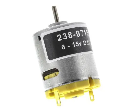 63-4741-63 RS Pro DC Motor, 5.75 W, 6 → 15 V dc, 58.8 gcm, 10668 rpm, 2.31mm Shaft Diameter 238-9715