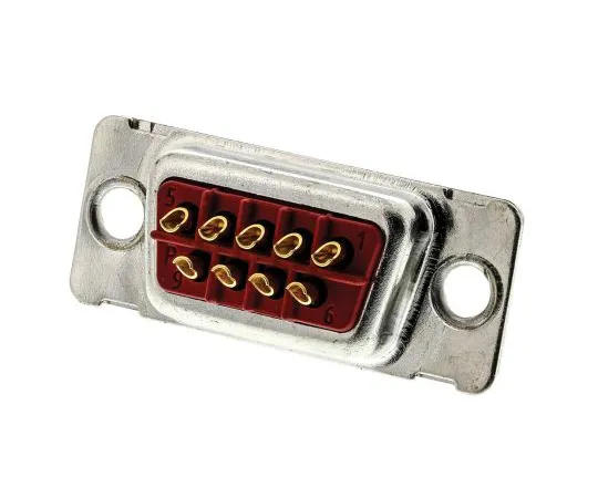63-4744-07 FCT - A MOLEX COMPANY Panel Mount, 9 Pin D-sub Connector Plug, Shell Size E Waterproof D-Sub F09P-K700