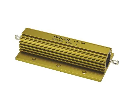63-4758-78 Arcol HS150 Series Aluminium Ho***d Axial Wire Wound Panel Mount Resistor, 4.7Ω ±5% 150W HS150 4R7 J