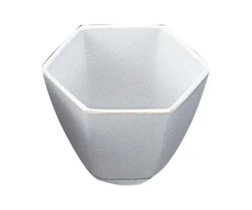61-6840-52 Melamine School Dishes Small Bowl Rokkaku No. 79 White 2454600