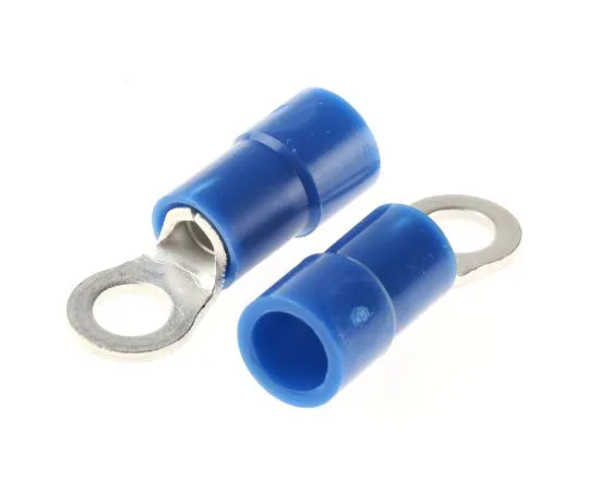63-4891-11 RS PRO Insulated Crimp Ring Terminal, M3.5 Stud Size, 1.5mm² to 2.5mm² Wire Size, Blue 613-9211