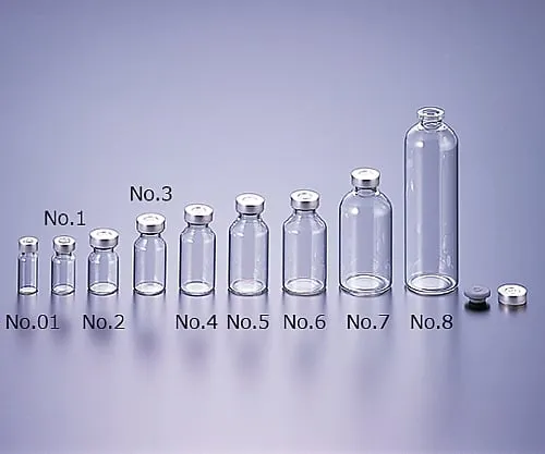 61-0148-58 Vial Bottle No. 01 2mL Transparent without Cap 100 Pieces
