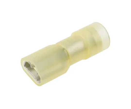 63-4750-58 RS PRO Yellow Insulated Crimp Receptacle, 6.35 x 0.8mm, 4mm² to 6mm², 12AWG to 10AWG, Tin Plated 267-4186