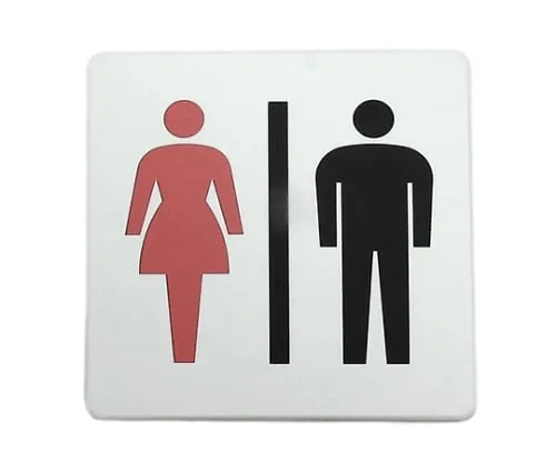 61-7419-49 100 x 100mm White Woman Man Mark SAB1016-1
