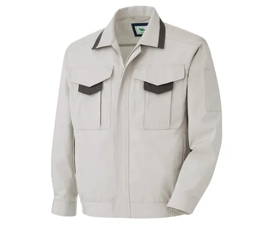 65-1242-54 Work Clothes, Unisex Long Sleeve Blouson, Silver Gray SSS G671-UE-SSS G671-UE-SSS