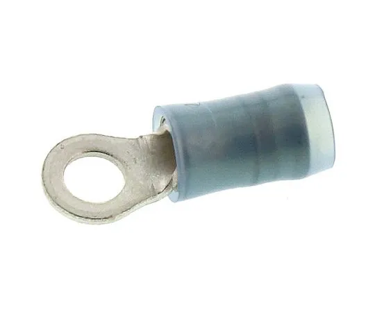 63-4799-56 TE Connectivity PIDG Series Insulated Crimp Ring Terminal, M3.5 Stud Size, 1mm² to 2.6mm² Wire Size, Blue 320561