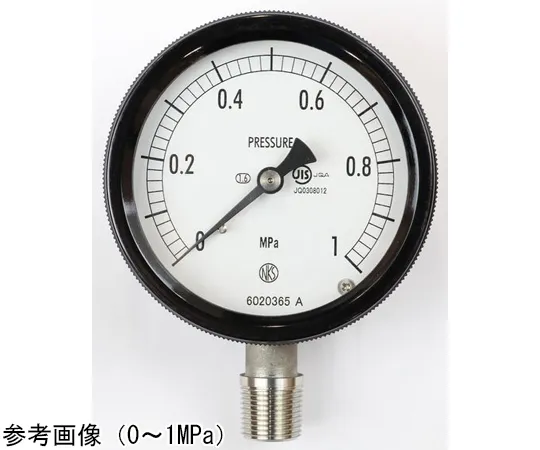 65-4297-34-20 Sealed Pressure Gauge (75Φ) Vertical A Frame with 0.1 MPa with Inspection Certificate BC12-183