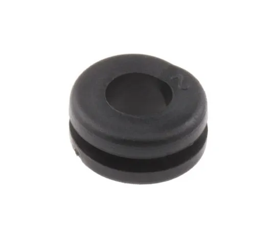 63-4688-71 RS PRO Black PVC 9mm Round Cable Grommet for Maximum of 6mm Cable Dia. 136-6963