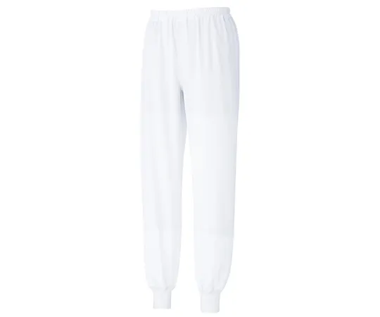 65-1257-37　［Discontinued］Work Clothes, VERDEXCEL Unisex Slacks White 3S VEH20W-SITA-3S　VEH20W-SITA-3S