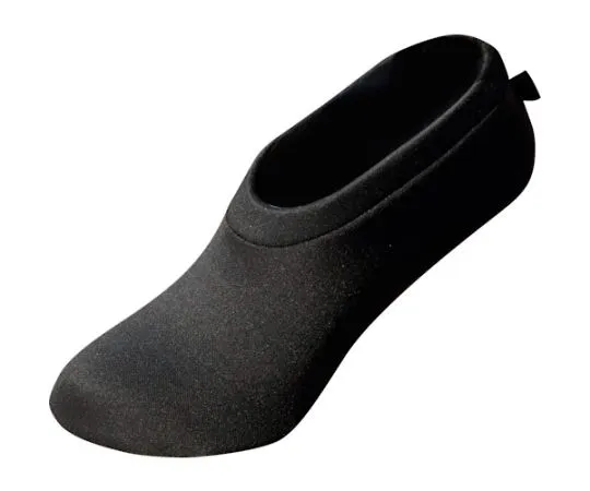 67-2361-40 Nursing Care Shoes Black M (22.0~23.0) 1 Pack (3 Pairs) 46030020031