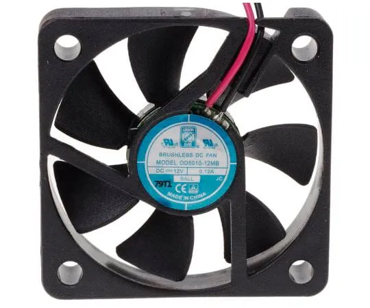 63-4690-13 RS PRO Axial Fan, 50 x 50 x 10.5mm, 10cfm, 1.08W, 12 V dc 144-2050