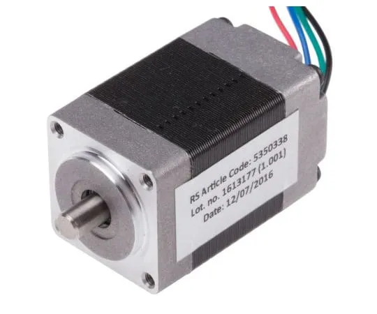 63-4860-48 RS PRO Hybrid, Permanent Magnet Stepper Motor 1.8°, 17.5mNm, 3.96 V, 600 mA, 4 Wires 535-0338