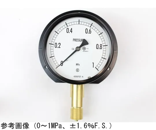 65-4302-09-20 Sealed Pressure Gauge (100Φ) Vertical B Frame with 0.1 MPa Inspection Certificate BE10-241