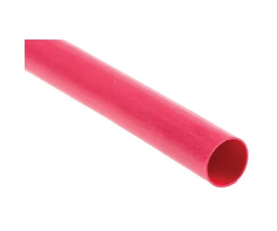 63-4767-50 TE Connectivity Red No Heat Shrink Tubing 4.8mm Sleeve Dia. x 1.2m Length, RNF-100 Series 2:1 Ratio RNF-100-3/16-2-STK
