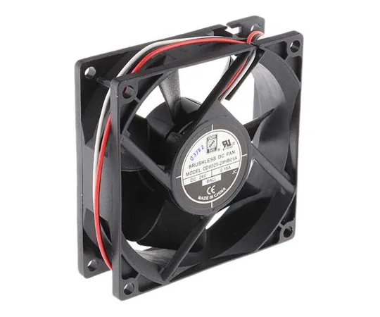 63-4894-13 RS PRO Axial Fan, 80 x 80 x 25mm, 40cfm, 2.41W, 24 V dc 619-7122