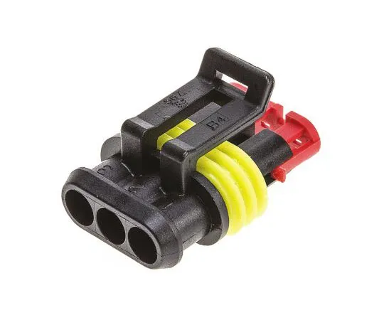 63-4760-47 TE Connectivity AMP Superseal 1.5 Male Connector Housing, 6mm Pitch, 3 Way, 1 Row 282087-1