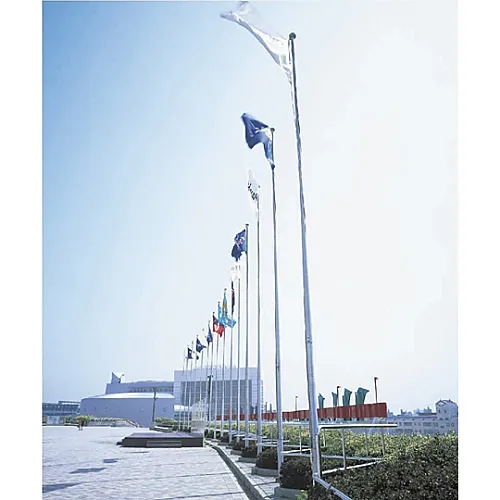 61-3427-48　［Discontinued］Aluminum Flag Pole (With Rope) Buried 105　253001